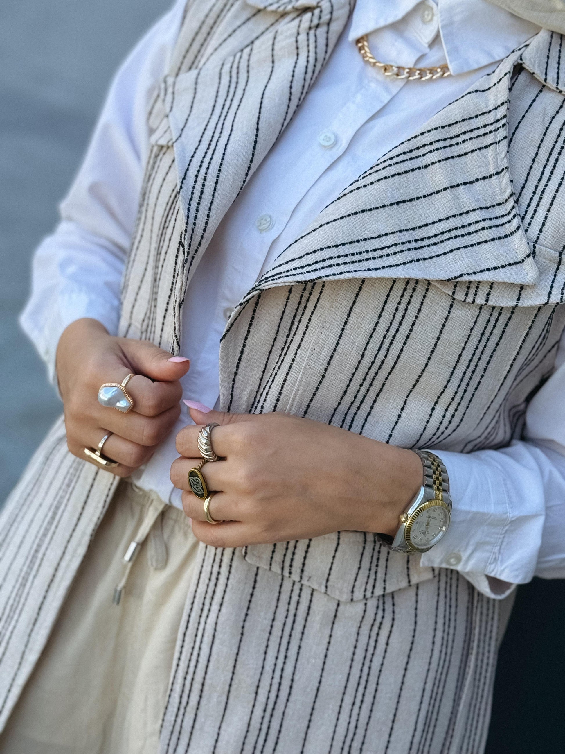 linen Vest